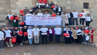 Çankırıda kanser farkındalığı etkinliği düzenlendi
