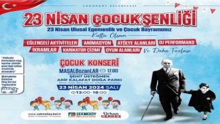 Çekmeköy Belediyesinden 23 Nisan çocuk şenliği sürprizi