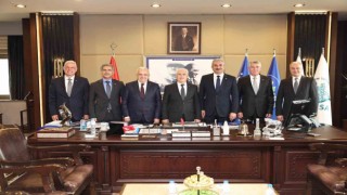 CHPli ilçe belediye başkanlarından Başkan Bozbeye ziyaret