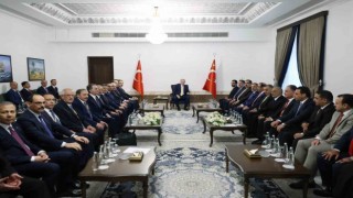 Cumhurbaşkanı Erdoğan, Irak Türkmen toplumu ve Irak Sünni toplumu temsilcilerini kabul etti