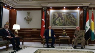 Cumhurbaşkanı Erdoğan, Mesut Barzaniyi kabul etti