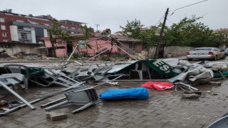 Denizlide yağış ve fırtına yaşamı olumsuz etkiledi