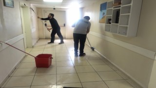 Diyarbakır Selahattin Eyyubi Devlet Hastanesinde temizlik seferberliği