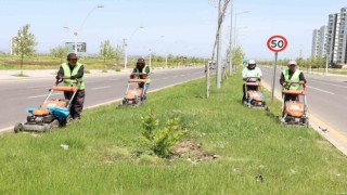 Diyarbakırda günlük 150 bin metrekarelik yeşil alanda çalışma yürütülüyor