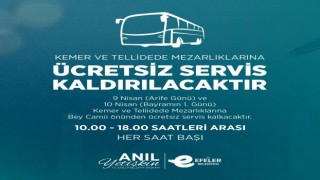 Efeler Belediyesinden mezarlık ziyaretleri için ücretsiz ulaşım desteği