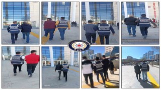 Elazığda haklarında kesinleşmiş hapis cezası bulunan 35 kişi yakalandı