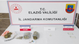 Elazığda jandarma uyuşturucuya geçit vermiyor: 5 gözaltı