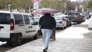 Elazığda kısa süreli sağanak
