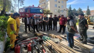 Elazığda orman yangınları ile mücadele eğitimleri sürüyor