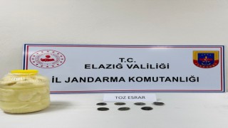 Elazığda peynir bidonu içerisinde uyuşturucu madde ele geçirildi