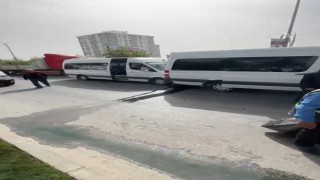Elazığda zincirleme trafik kazası: 1 yaralı