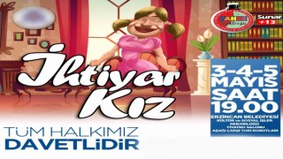 Erzincanda “İhtiyar Kız” isimli komedi oyunu sahnelenecek