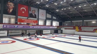 Erzurumda curling heyecanı