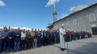 Erzurumda Gazze şehitleri için gıyabi cenaze namazı kılındı