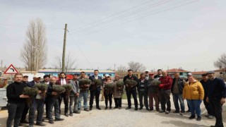 Eskişehirde atıl tarım arazileri 590 bin lavanta ile renkleniyor