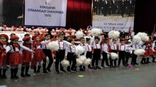 ESOGÜde düzenlenen törenle çocuk bayramı coşkuyla kutlandı