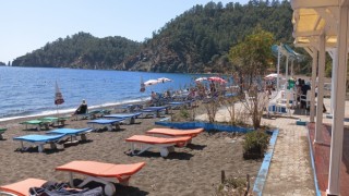 Fethiye İnlice Plajı hizmete başladı
