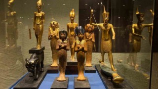 Firavunun hazinelerinin replikaları Ankarada açılan sergide beğeniye sunuldu