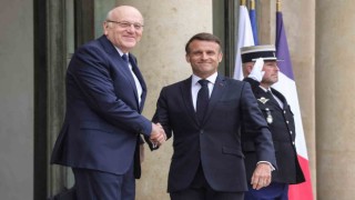 Fransa Cumhurbaşkanı Macron, Lübnan Başbakanı Mikati ile görüştü