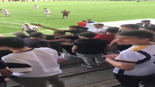Futbol maçında tehlikeli gerginlik...Seyirciler oyunculara hakaret etti