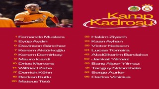 Galatasarayın kamp kadrosu belli oldu