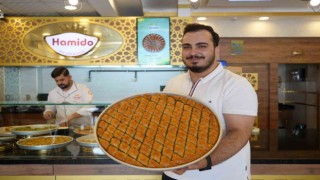 Gaziantepte baklavacıların bayram yoğunluğu başladı