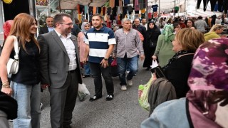Gaziosmanpaşa Belediye Başkanı Bahçetepeden pazar yeri ziyareti