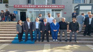Gölbaşında seçimleri kazanan Odabaşı mazbatasını aldı