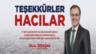 Hacılarda Bilal Özdoğan kazandı