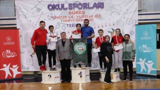 Hakkarili sporcular Türkiye birinci oldu
