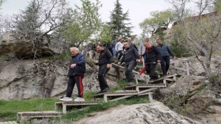 Ihlara Vadisinde Turizm Haftası yürüyüşü