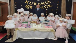 İpekyolu ilçesinde Kuran-ı Kerime geçen çocuklar için tören düzenledi