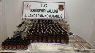 Jandarma ekiplerinden kaçak alkol operasyonu
