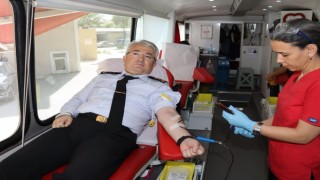 Jandarmadan kan bağışı farkındalığı