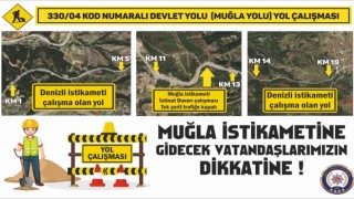 Kale - Muğla karayolunda yol yapım çalışmalarına başlandı