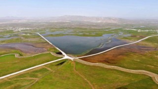 Kar suları eridi ovanın büyük bölümü sular altına kaldı