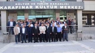 Karapınarda mahalle muhtarları ile istişare toplantısı