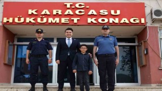 Kaymakam Gündoğdu koltuğunu Karabacaklıya devretti
