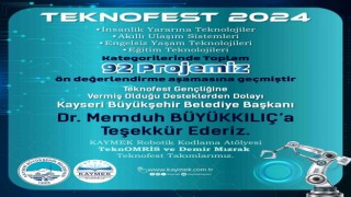 KAYMEKin Teknofest gençliği 92 proje ile ön değerlendirme aşamasına geçti