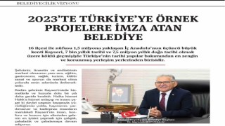 Kayseri Büyükşehir, TBB Dergisinde
