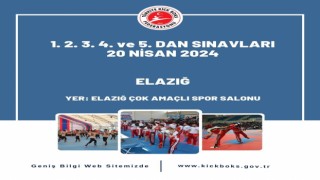 Kick boks dan kuşak sınavı Elazığda yapılacak