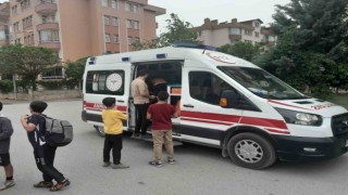 Konyada ortaokul öğrencisi başına gelen taşla yaralandı