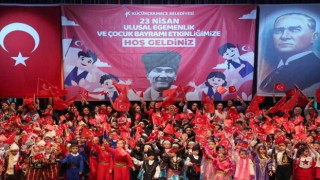 Küçükçekmecede 23 Nisana coşkulu kutlama