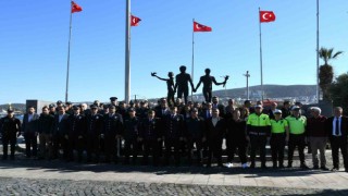 Kuşadasında Türk Polis Teşkilatının 179uncu kuruluş yıl dönümü kutlandı