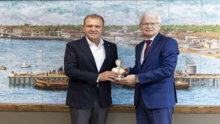 Litvanya Büyükelçisi Degutis'ten Başkan Seçer'e ziyaret
