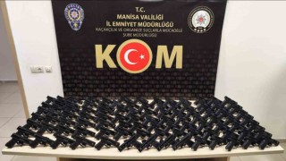 Manisada 100 adet ruhsatsız tabanca ele geçirildi