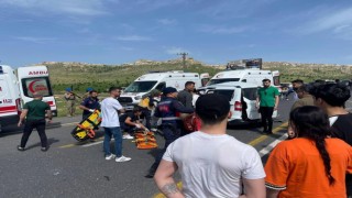 Mardinde trafik kazası: 11 yaralı