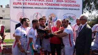 Mersin takımı Ampute Futbol Liginde şampiyon olarak Süper Lige çıktı