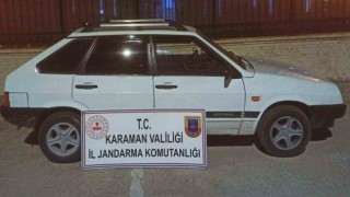 Mersinden çalınan otomobil Karamanda bulundu