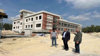 Mezitli Devlet Hastanesi inşaatında çalışmaların yüzde 40ı tamamlandı